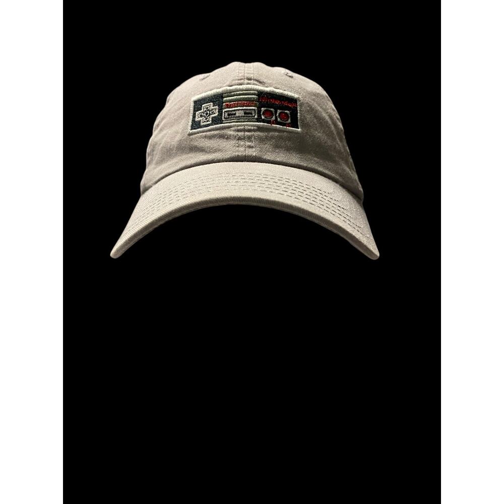 Nintendo Nes Controller Nes Gray Strapback Hat Ca… - image 1